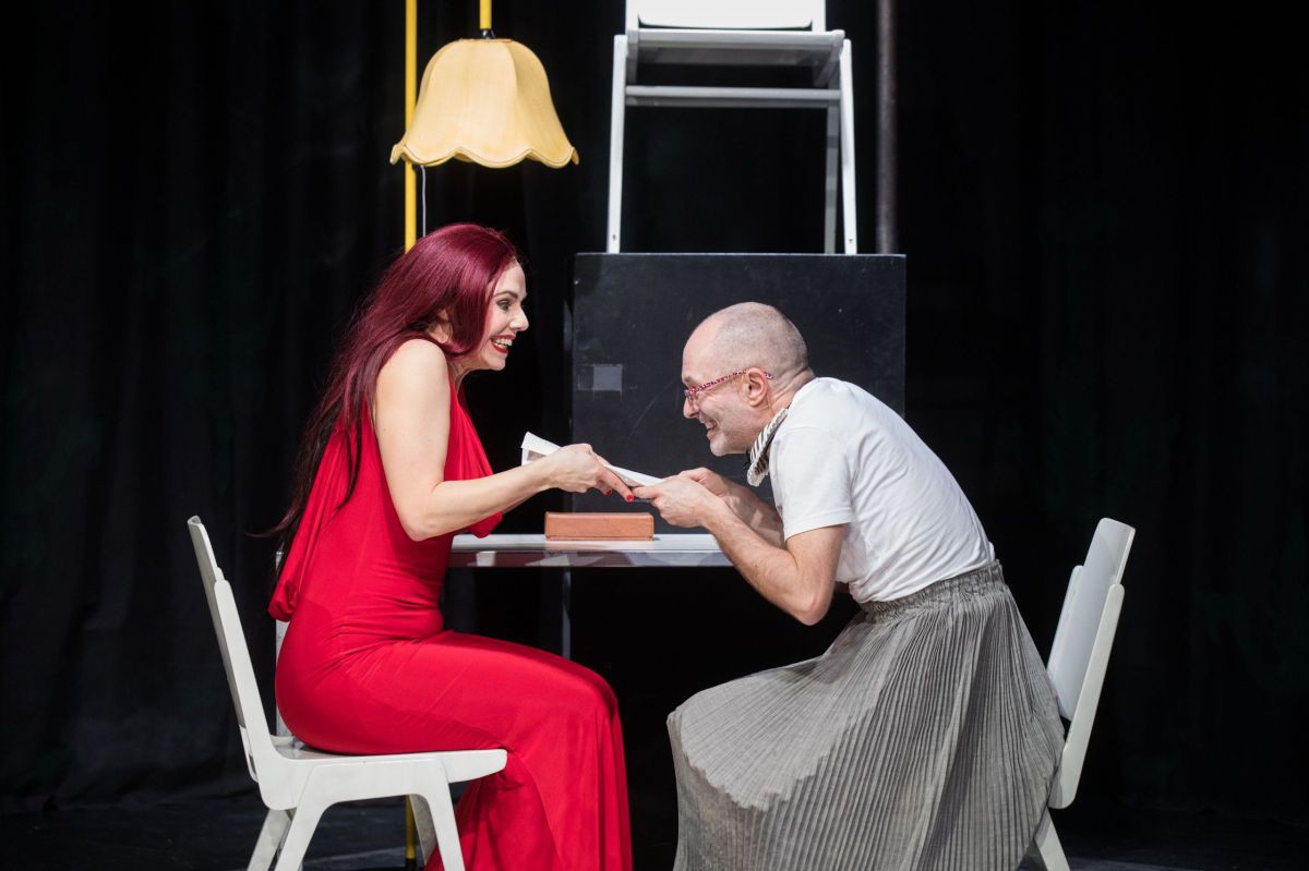© Anna Stöcher Elisabeth Veit und Jens Claßen, (Ein) Kätchen.Traum TAG Theater