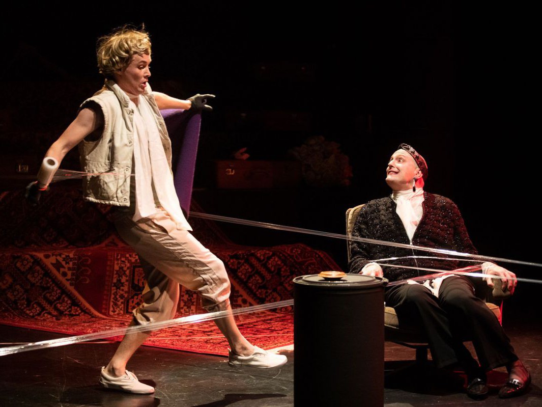 Raphael Nicholas und Alexander Braunshör in Dorian Gray, TAG Theater Raphael Nicholas und Alexander Braunshör in Dorian Gray, TAG Theater