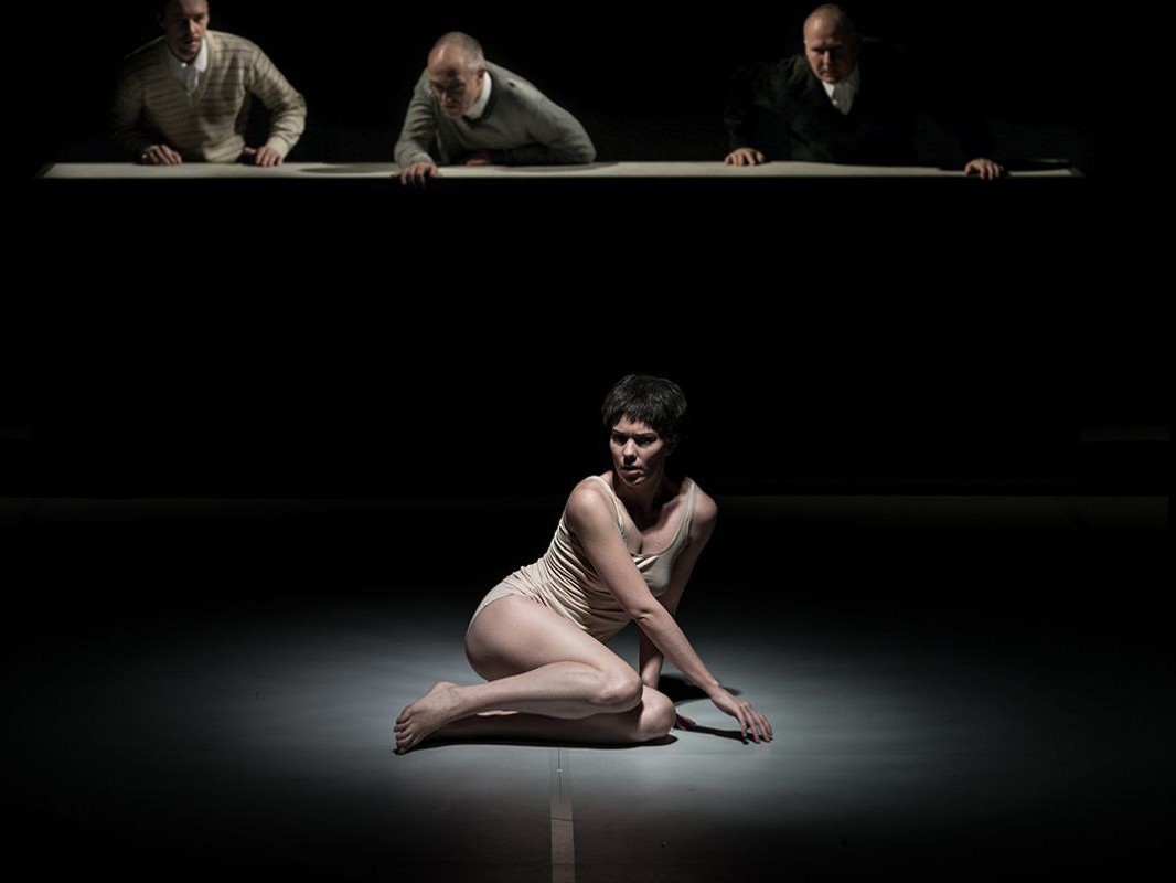 Raphael Nicholas, Jens Claßen, Georg Schubert und Lisa Schrammel, Johanna, TAG Theater Raphael Nicholas, Jens Claßen, Georg Schubert und Lisa Schrammel, Johanna, TAG Theater