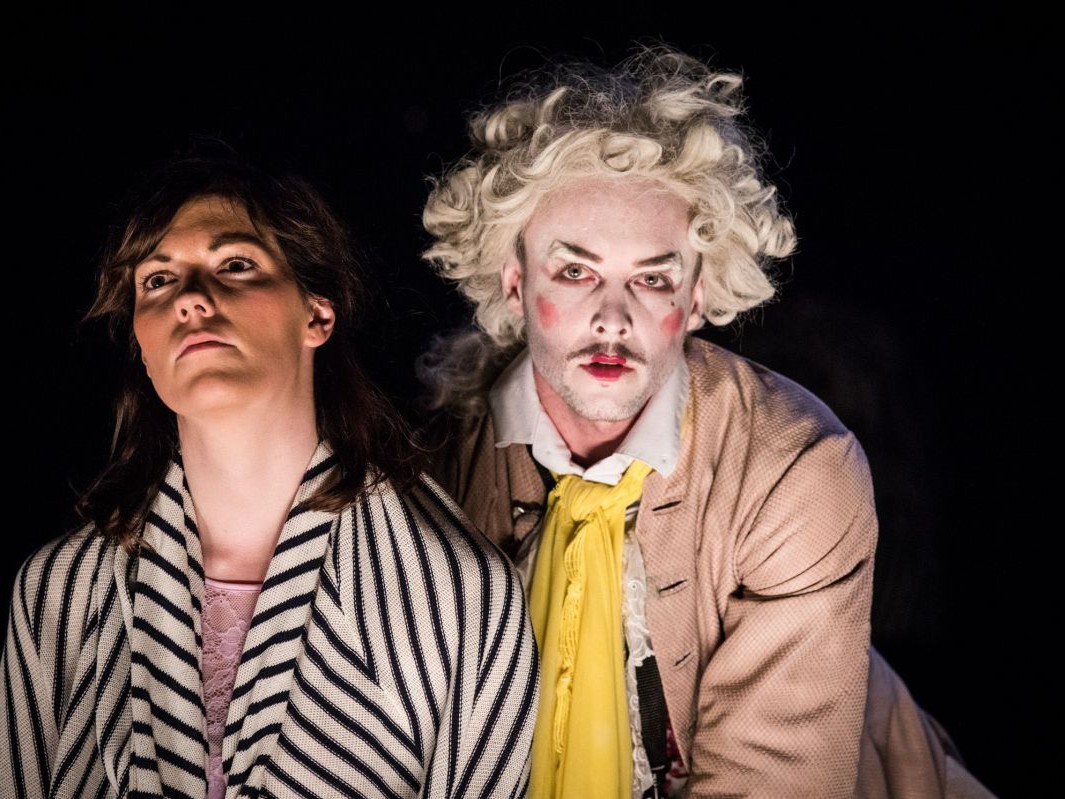 Lisa Schrammel und Raphael Nicholas, Unterm Strich, TAG Theater Lisa Schrammel und Raphael Nicholas, Unterm Strich, TAG Theater