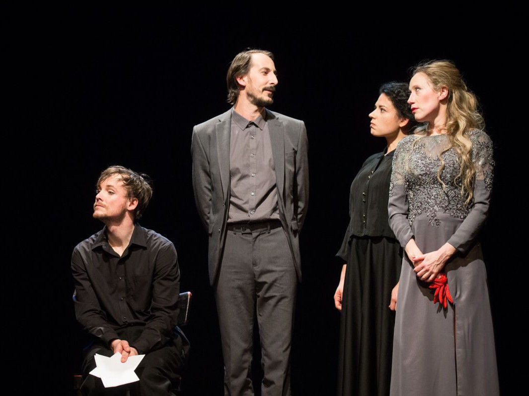 Raphael Nicholas, Markus Kofler, Claudia Kottal und Michaela Kaspar, Das Spiel: Die Möwe, TAG Theater Raphael Nicholas, Markus Kofler, Claudia Kottal und Michaela Kaspar, Das Spiel: Die Möwe, TAG Theater