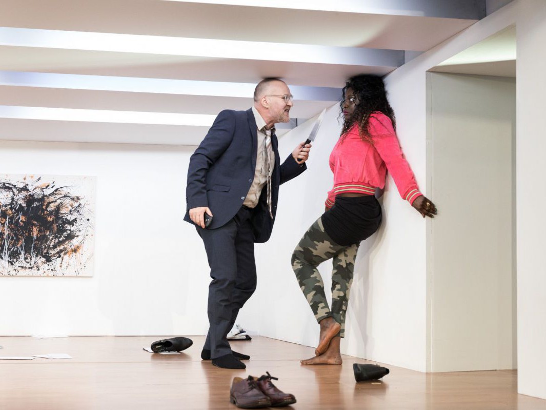Georg Schubert und Nancy Mensah-Offei, Der Nachmittag der lebenden Toten, TAG Theater Georg Schubert und Nancy Mensah-Offei, Der Nachmittag der lebenden Toten, TAG Theater