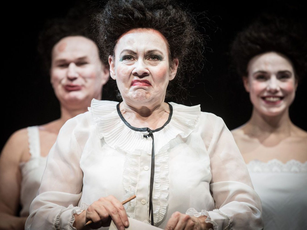 Georg Schubert, Petra Strasser und Elisabeth Veit, Die Blendung, TAG Theater Georg Schubert, Petra Strasser und Elisabeth Veit, Die Blendung, TAG Theater