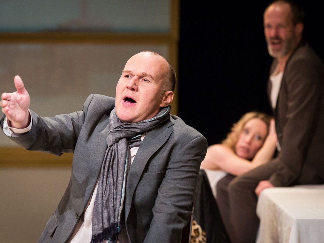 Georg Schubert, Michaela Kaspar und Jens Claßen, Der diskrete Charme der smarten Menschen, TAG Theater Georg Schubert, Michaela Kaspar und Jens Claßen, Der diskrete Charme der smarten Menschen, TAG Theater