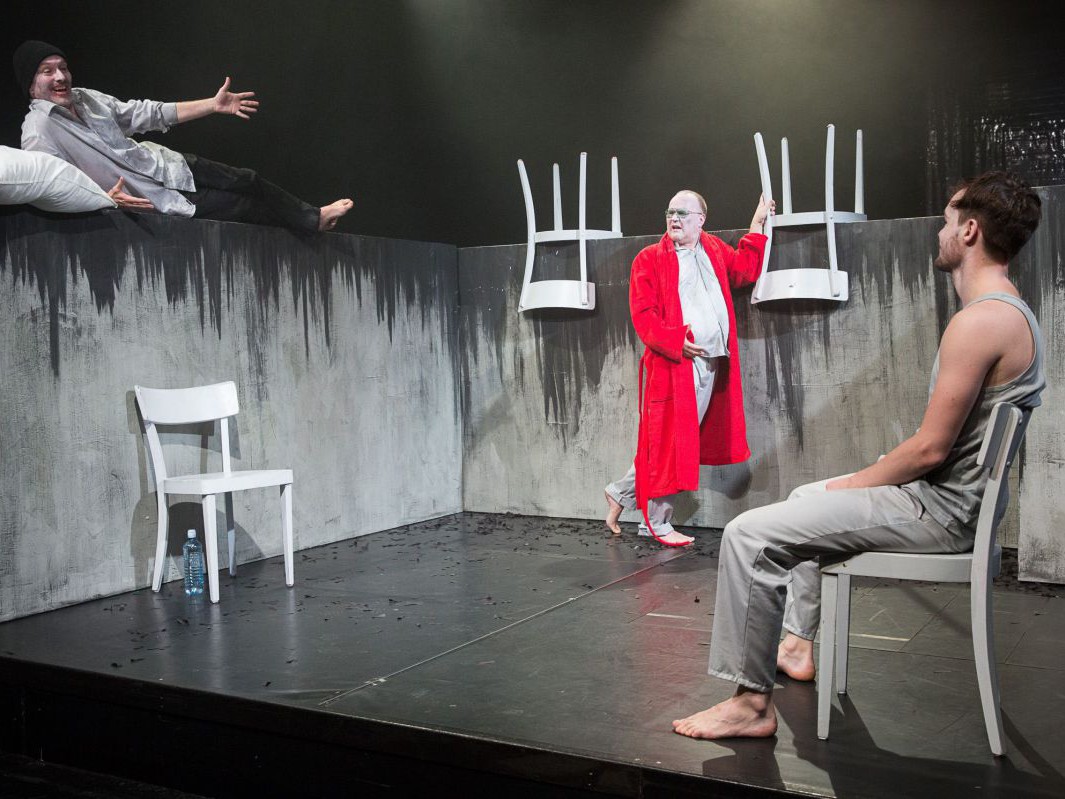 Jens Claßen, Georg Schubert und Raphael Nicholas, Heinrich 4, TAG Theater Jens Claßen, Georg Schubert und Raphael Nicholas, Heinrich 4, TAG Theater