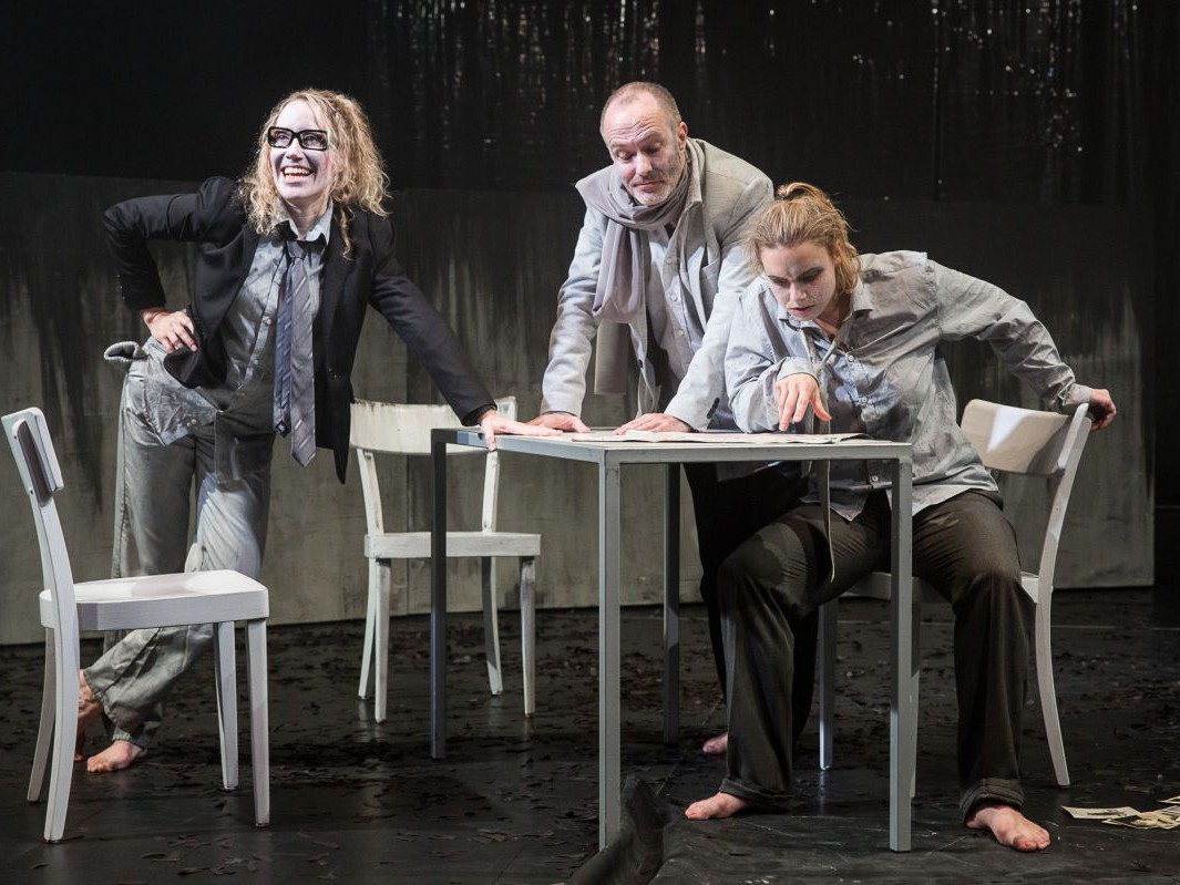 Michaela Kaspar, Jens Claßen und Elisabeth Veit, Heinrich 4, TAG Theater Michaela Kaspar, Jens Claßen und Elisabeth Veit, Heinrich 4, TAG Theater