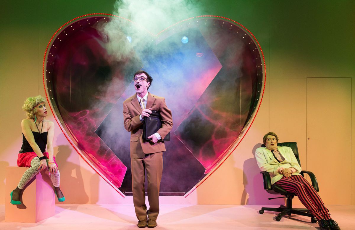 © Anna Stöcher Michaela Kaspar, Raphael Nicholas und Jens Claßen, Kissing Mister Christo, TAG Theater